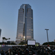 A screening of Die Hard outside Fox Plaza, aka, Nakatomi Plaza, the building where the film was set and filmed.